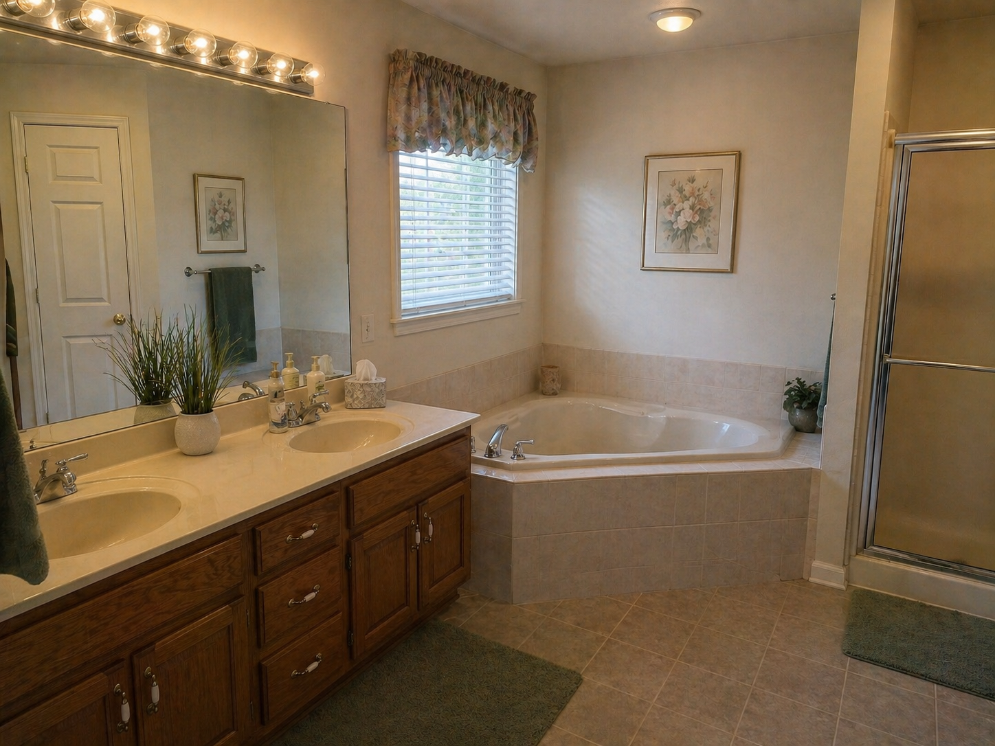 Bathroom before staging